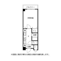 グランドパレス8F.の物件間取画像